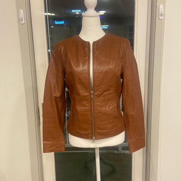 Vintage Camel Leather Jacket - Picture 3 of 9